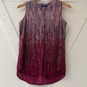 Apt. 9 Multicolor Sleeveless Blouse